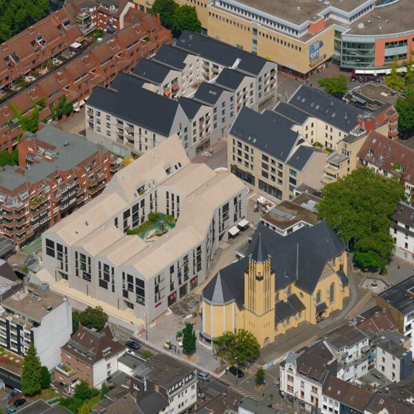Luftaufnahme Neue Mitte Porz © moderne stadt / B. Fischer Luftbildfotografie