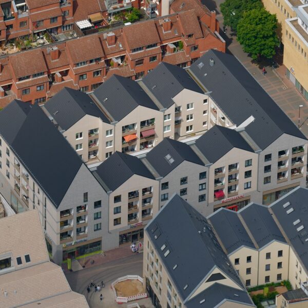Luftaufnahme Neue Mitte Porz © moderne stadt / B. Fischer Luftbildfotografie