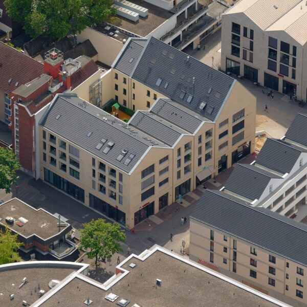 Luftaufnahme Neue Mitte Porz © moderne stadt / B. Fischer Luftbildfotografie